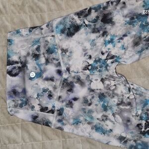 Lululemon Abstract Blue Leggings
